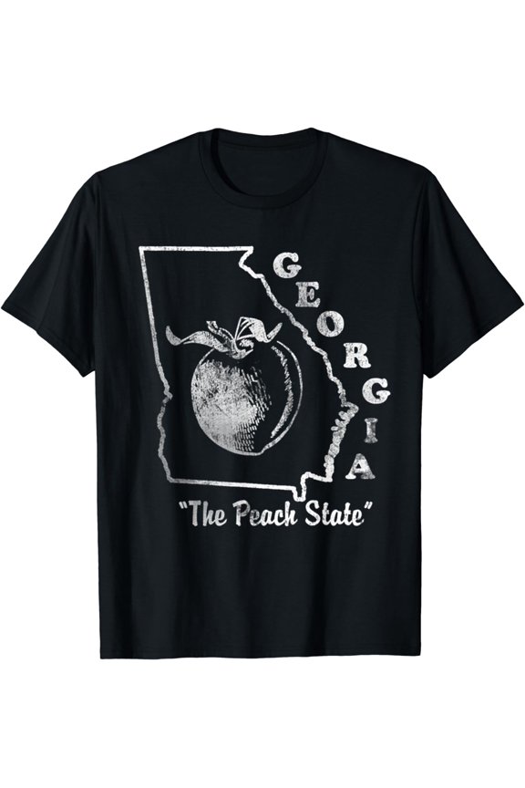 Georgia State T-shirt Georgia Peach State Georgia Home Tee T-Shirt