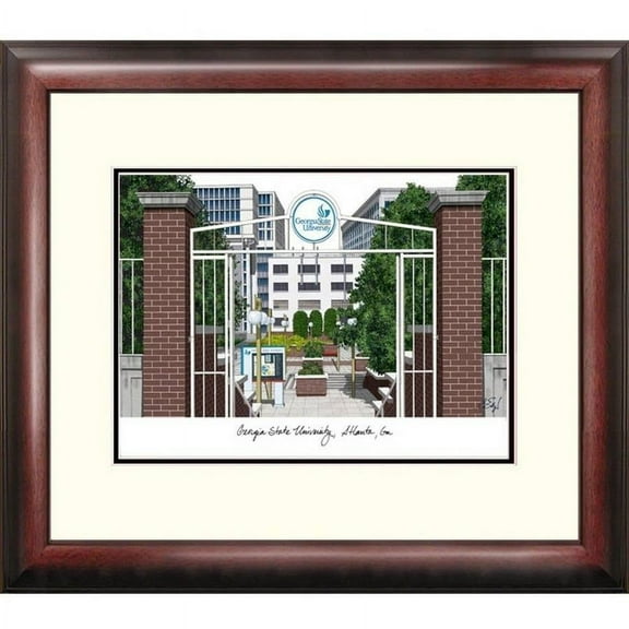 Georgia State University Alumnus Framed Lithograph