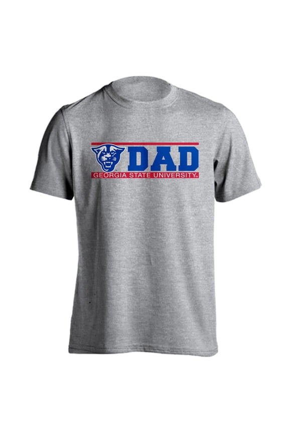 Georgia State University Panthers Dad Proud Parent Short Sleeve T-shirt