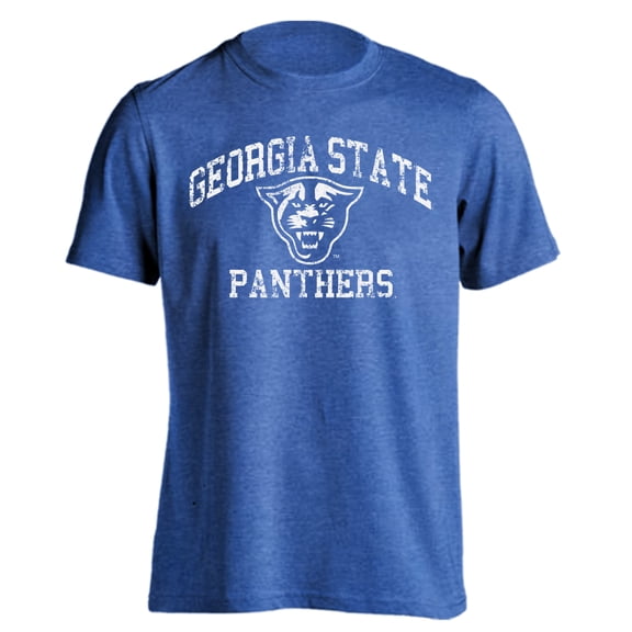 Georgia State University Panthers Distressed Retro Logo Short Sleeve T-Shirt