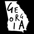 thumbnail image 1 of Georgia State Vinyl Decal Sticker | Cars Trucks Vans Walls Windows Laptops Cups | White | 5.5 X 4.2 | KCD1933, 1 of 1