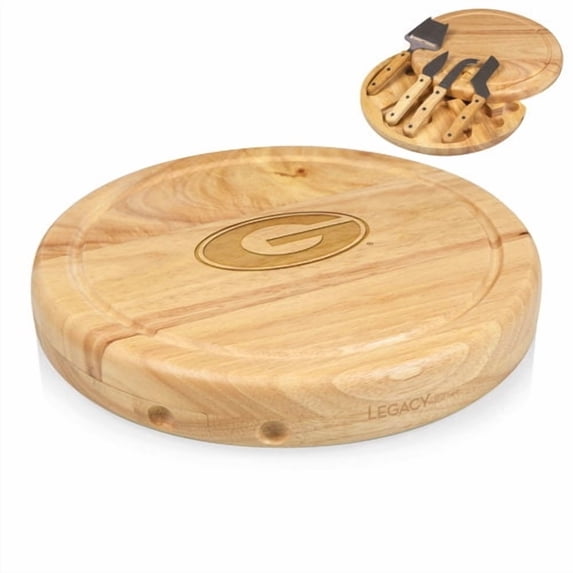 Georgia Team Sports Bulldogs Circo Cheese Tools Set and Cutting Board
