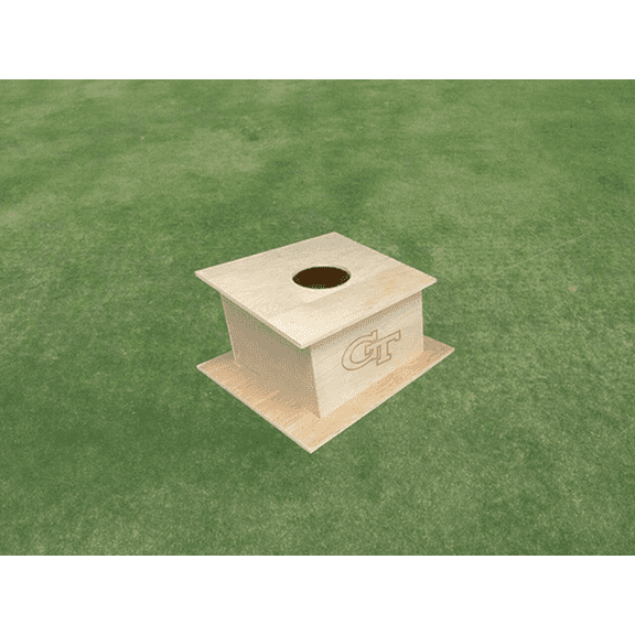 Georgia Tech Engraved Cornhole Pro Air Mail Box