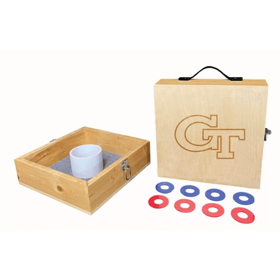 Georgia Tech Engraved Square Washer Toss Set