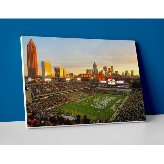 Georgia Tech Football Stadium Poster or Canvas Wall Art
