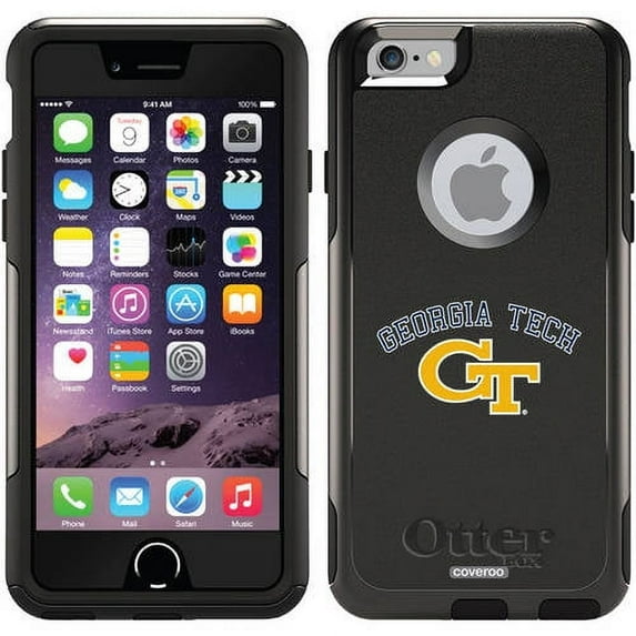 Georgia Tech GT Logo Design on OtterBox Commuter Series Case for Apple iPhone 6