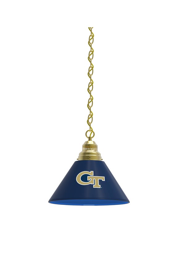 Georgia Tech Pendant Light with Brass Fixture