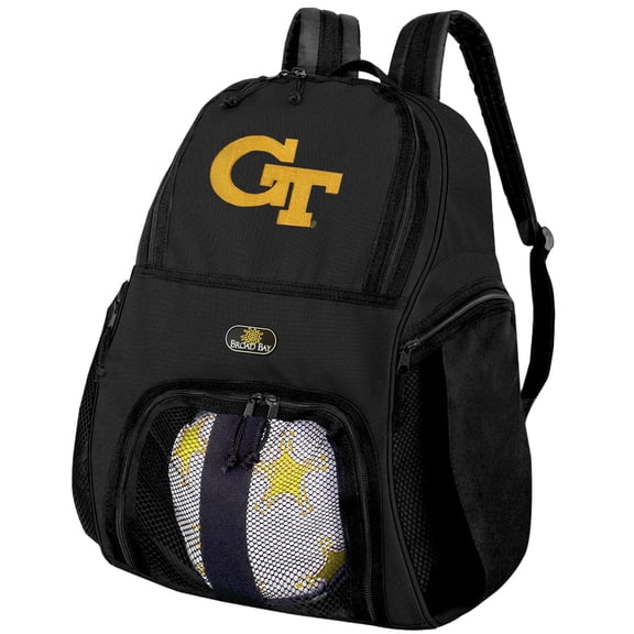 Georgia Tech Soccer Ball Backpack or Georgia Tech Logo Volleyball Practice Bag