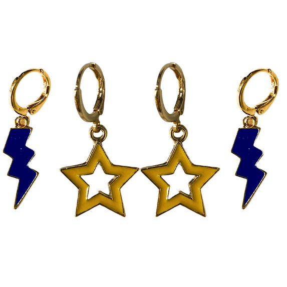Georgia Tech Spirit Earring Stack
