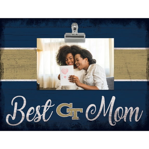 Georgia Tech Yellow Jackets 10.5'' x 8'' Best Mom Clip Frame