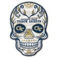 thumbnail image 1 of Georgia Tech Yellow Jackets 12'' Sugar Skull Sign, 1 of 1