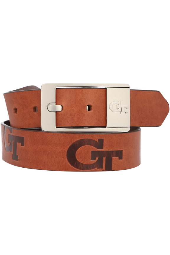 Georgia Tech Yellow Jackets Brandish Leather Belt