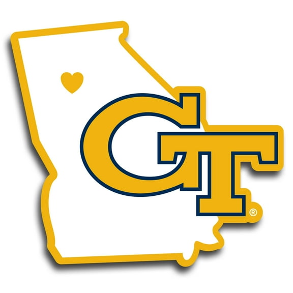 Georgia Tech Yellow Jackets Decal Home State Pride Style