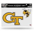 thumbnail image 1 of Georgia Tech Yellow Jackets Die Cut Team Magnet Set Sheet University Of, 1 of 1