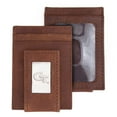 thumbnail image 1 of Georgia Tech Yellow Jackets Leather Front Pocket Wallet, 1 of 6