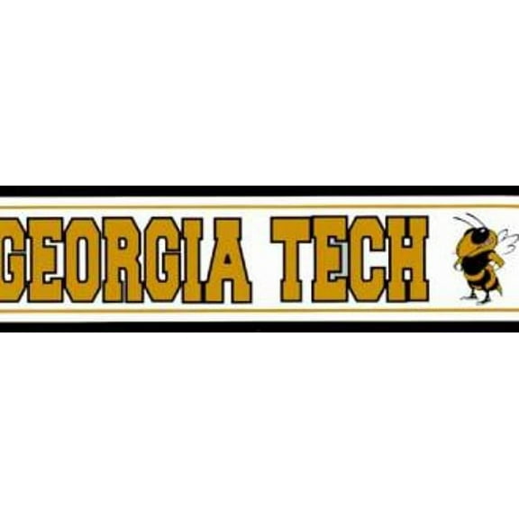 Georgia Tech Yellow Jackets NCAA Wallpaper Border