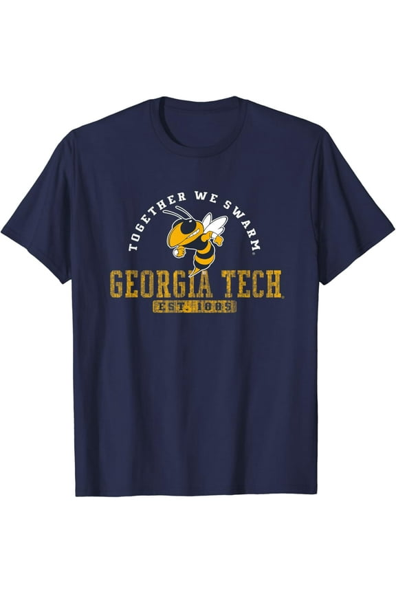 Georgia Tech Yellow Jackets Together We Swarm Navy Vintage T-Shirt