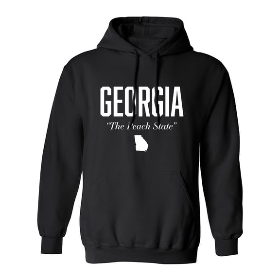 Georgia The Peach State Adult Hooded Sweatshirt