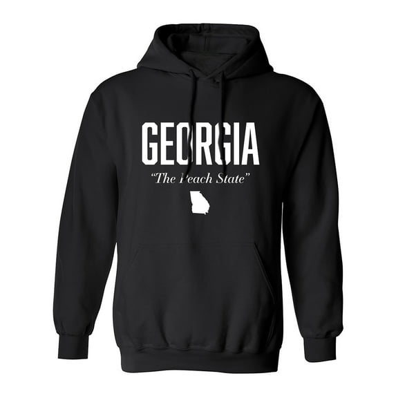 Georgia The Peach State Adult Hooded Sweatshirt