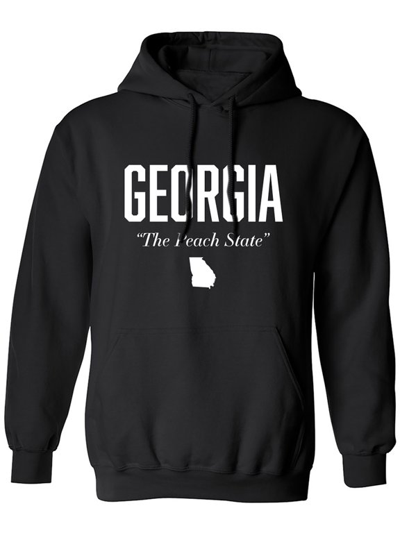 Georgia The Peach State Adult Hooded Sweatshirt