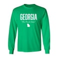 thumbnail image 1 of Georgia The Peach State Adult Long Sleeve T-shirt, 1 of 3