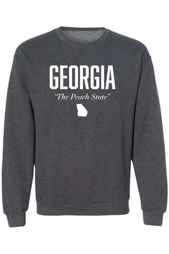 Georgia The Peach State Crewneck Sweatshirt