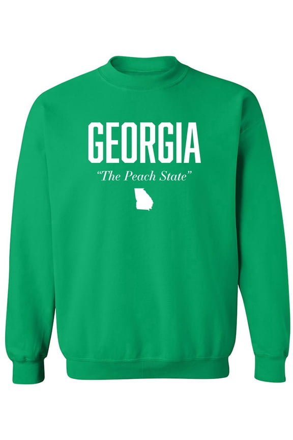 Georgia The Peach State Crewneck Sweatshirt