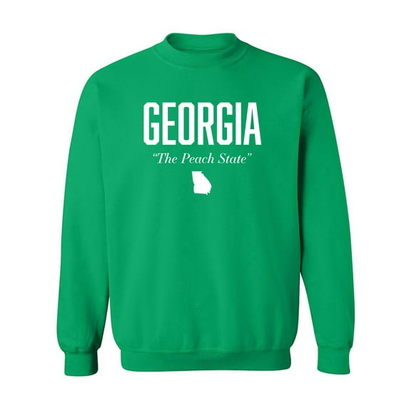 Georgia The Peach State Crewneck Sweatshirt