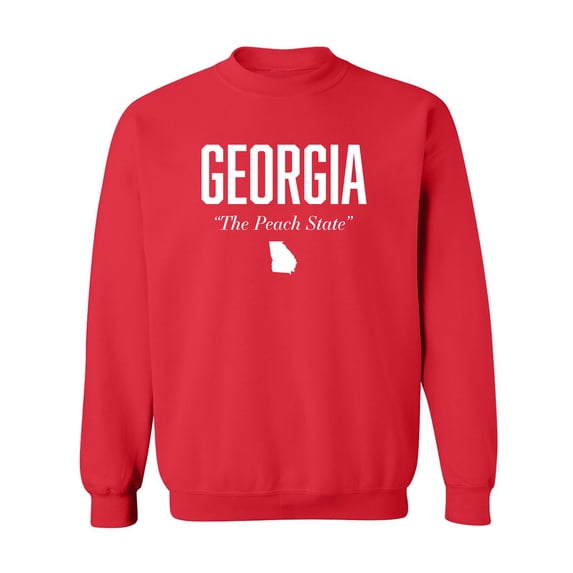 Georgia The Peach State Crewneck Sweatshirt