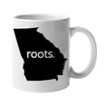 thumbnail image 1 of Georgia USA State Roots & GA Map Outline, US Citizen Coffee & Tea Mug Cup (11oz), 1 of 5