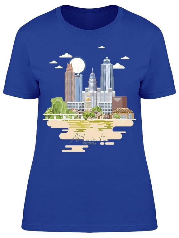Georgia Usa Peach State T-Shirt Women -Image by Shutterstock, Female Small