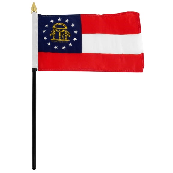 Georgia flag 4 x 6 inch - 12 PK