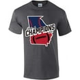 thumbnail image 1 of Georgia the State of Champions Baseball Football National Sports Champs T-shirt Graphic Tee-Dark Heather-5xl, 1 of 4