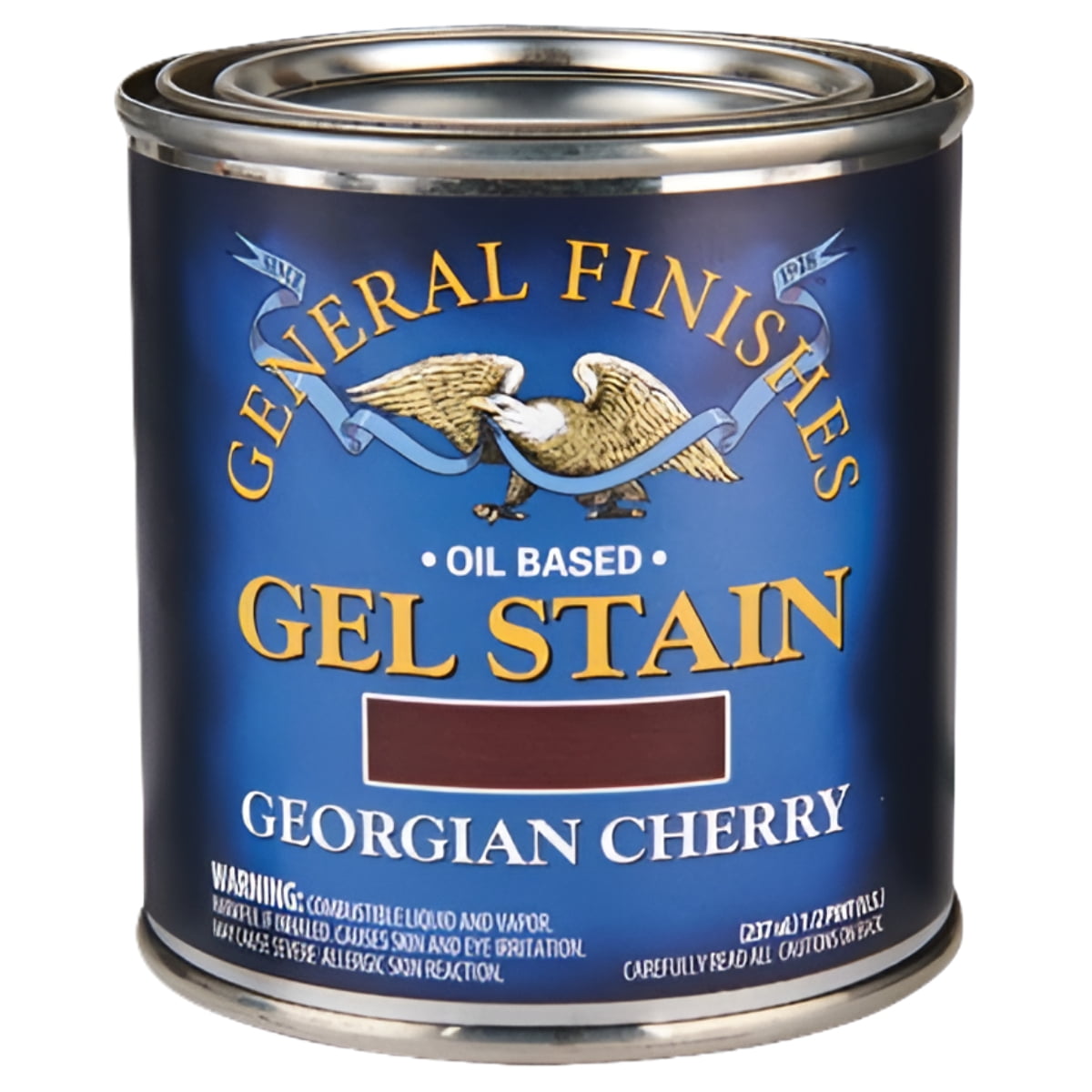 Georgian Cherry Wood Gel Stain, Easy Application, 1/2 Pint Georgian Cherry Wood Gel Stain, Easy Application, 1/2 Pint
