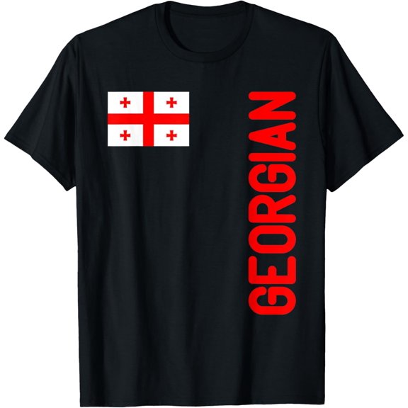 Georgian Flag And Georgia Roots T-Shirt