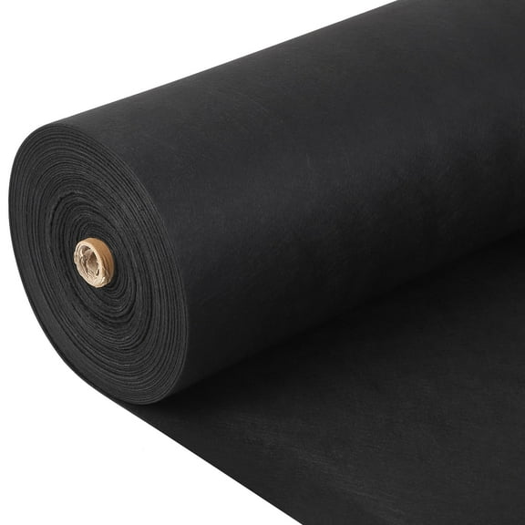 Geotextile Landscape, 4ft x 100ft & 6oz Geotextile Fabric, PP Drainage 350N Tensile Strength & 440N Load Capacity, for Driveway & Road Stabilizationr, Erosion Control, French Drains