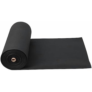 3/4/6ft X 50/100/300ft 6oz Non-Woven Geotextile Landscape Fabric – Black Weed Membrane