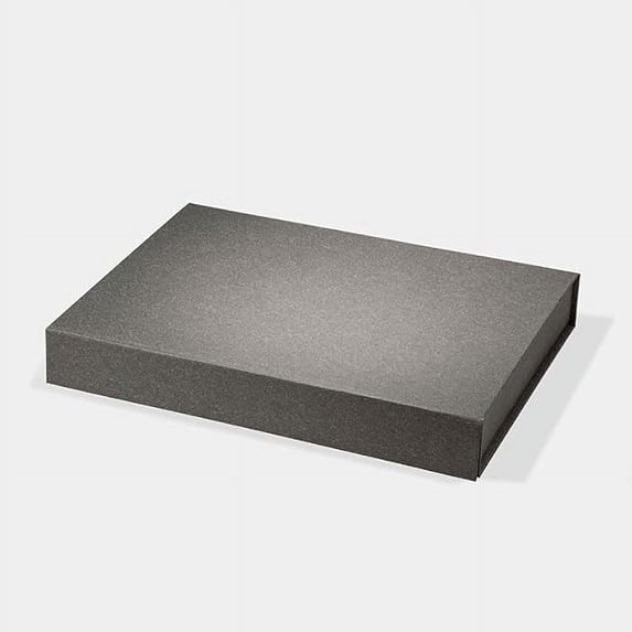 Geoto 11"×8.26"×1.57" Medium Shallow Size Luxury Rigid Foldable Magnetic Closure Collapsible Gift Packaging Boxes(Grey)
