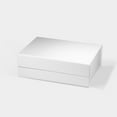 thumbnail image 1 of Geoto 11"×8.26"×3.74" Medium Size Luxury Rigid Foldable Magnetic Closure Collapsible Gift Packaging Boxes(White), 1 of 7