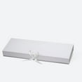 thumbnail image 1 of Geoto 19.68"×7.09"×2.09" F3 Size Luxury Rigid Foldable Magnetic Closure Collapsible Gift Packaging Boxes Wholesale(White with Ribbon), 1 of 6