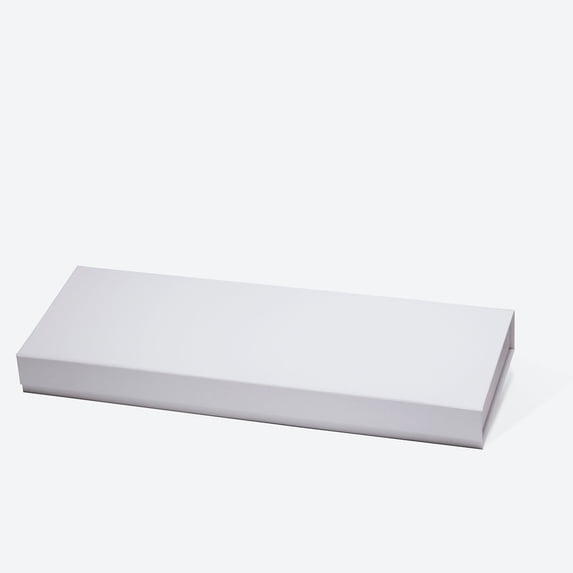 Geoto 19.68"×7.09"×2.09" F3 Size Luxury Rigid Foldable Magnetic Closure Collapsible Gift Packaging Boxes Wholesale(White)
