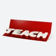 thumbnail image 1 of Geoto 25.7"x6"x2" Pink/Red/White/Black/Navy Blue Creative Teachers' Day Gift Packaging Idea Fillable TEACH Letter Shaped Gift Boxes(Red), 1 of 8