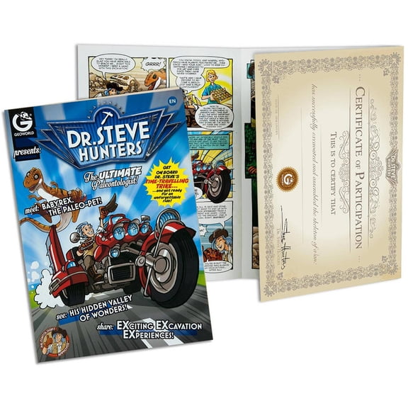Geoworld Dr. Steve Hunters Paleo Expeditions Kit, Velociraptor