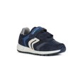 thumbnail image 1 of Geox Alben Suede Sneaker, 34, Blue, 1 of 4