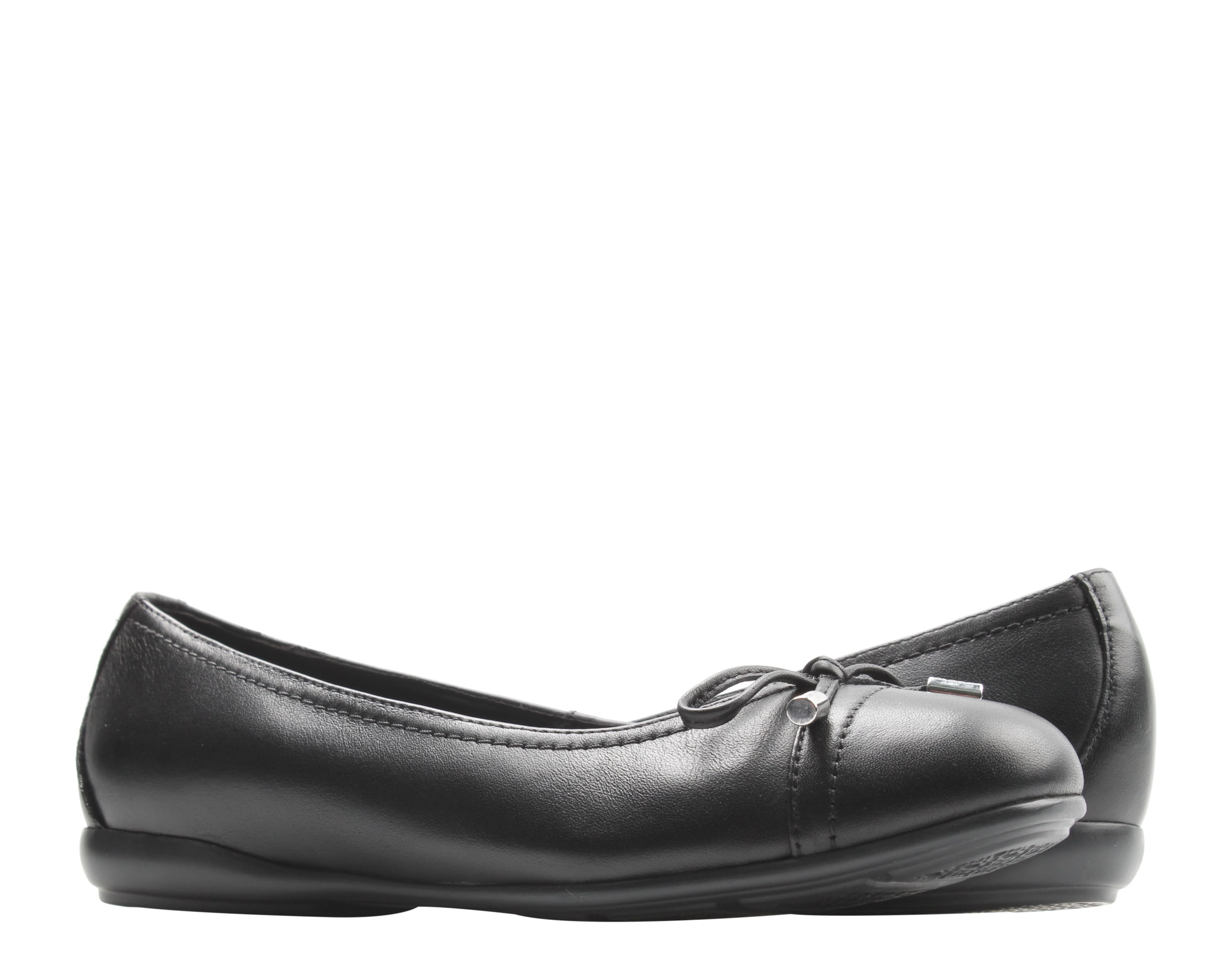 Geox Women's Ballet Flats - Comfortable Rounded Toe Slip-On Shoes With Shock Absorption For Everyday Wear