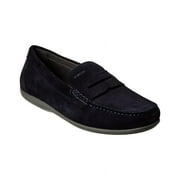 Geox Ascanio Suede Loafer, 40, Blue