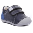 thumbnail image 1 of Geox B Tutim B.B Infants 2 Strap Sneakers In Navy Size 4, 1 of 6