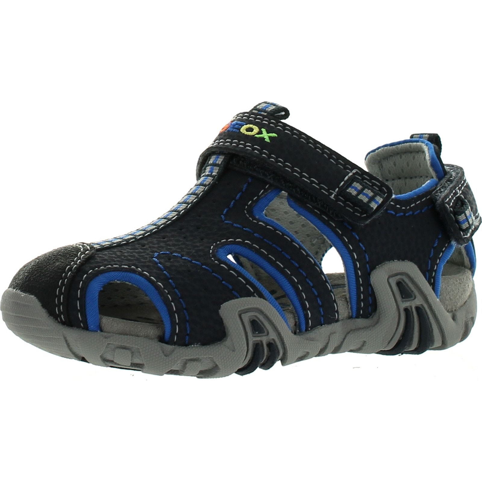 Geox Boys Kraze Fashion Athletic Fisherman Sandals Navy Light