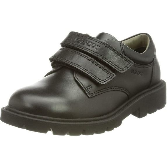 Geox Boys Shaylax Double Row Leather School Shoes