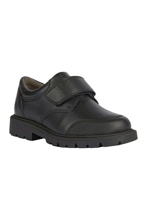 Boys Shaylax Leather School Shoes